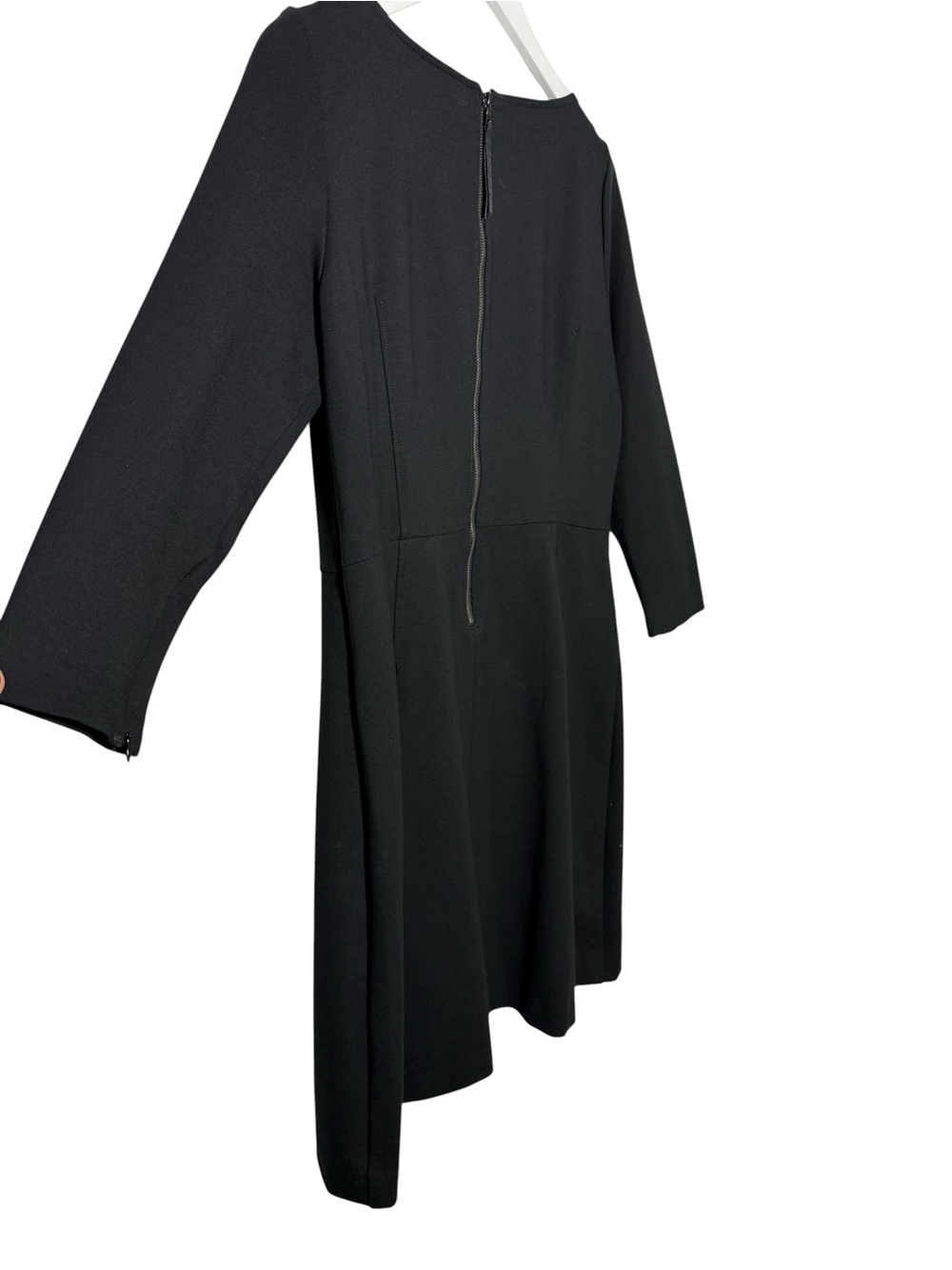 Spanx The Perfect Ponte A-Line Dress in Black Size Large - Picture 9 of 11